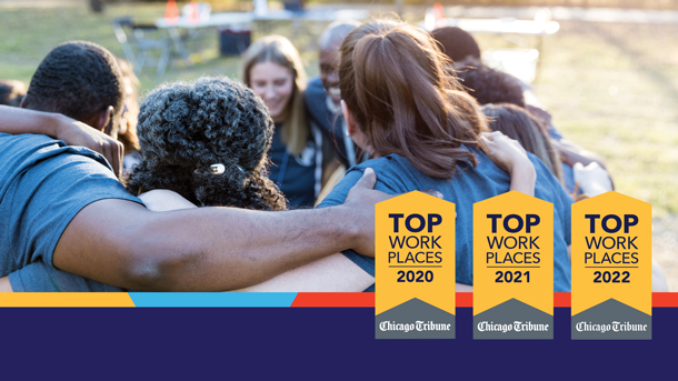 Chicago Tribune Top Workplace 2020, 2021 and 2022