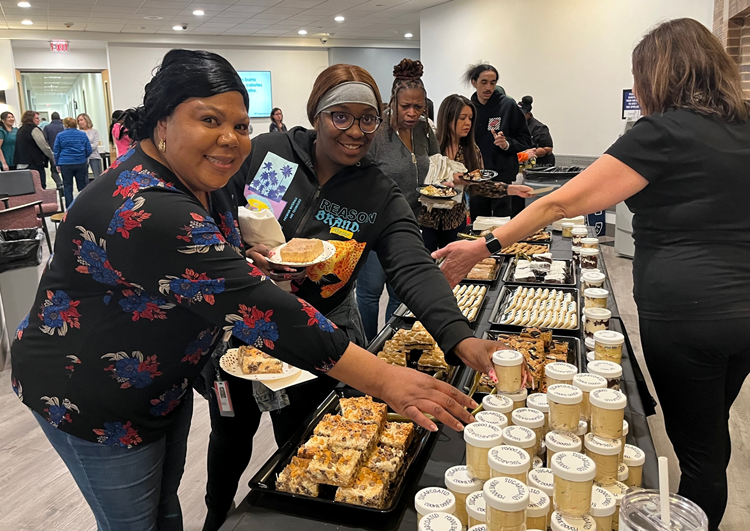 Trustmark employees enjoyed a lunch for Employee Appreciation Day.