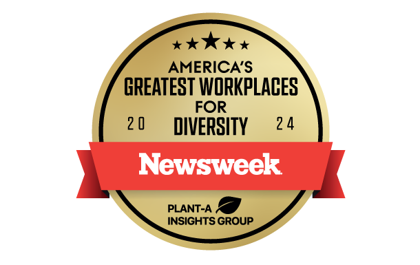 America's Greatest Workplaces for Diversity 2024 Newsweek Award.