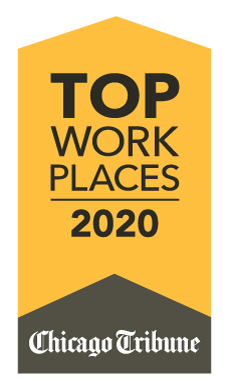 Chicago Tribune Top Places to Work 2020 banner